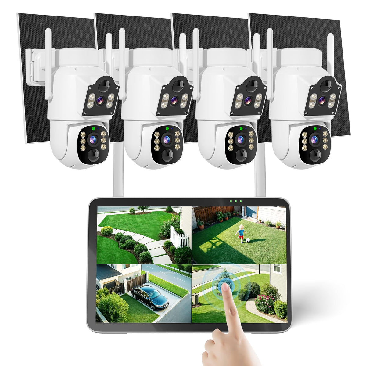4MP Solar Wireless Outdoor Security Camera R955