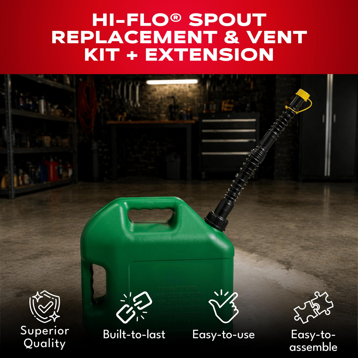 Spout with Extension & Vent Kit W1583