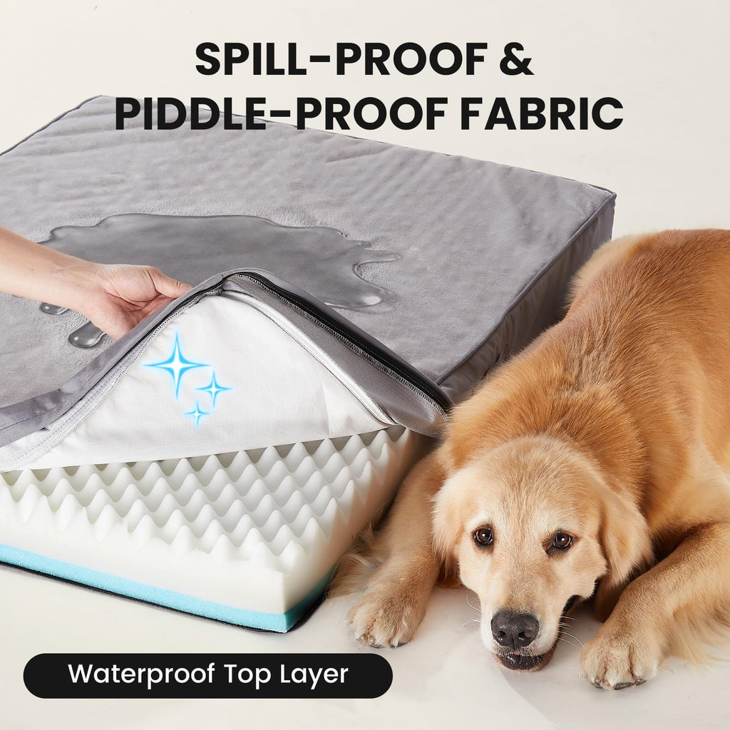 Large Reversible Memory Foam Dog Bed A746830