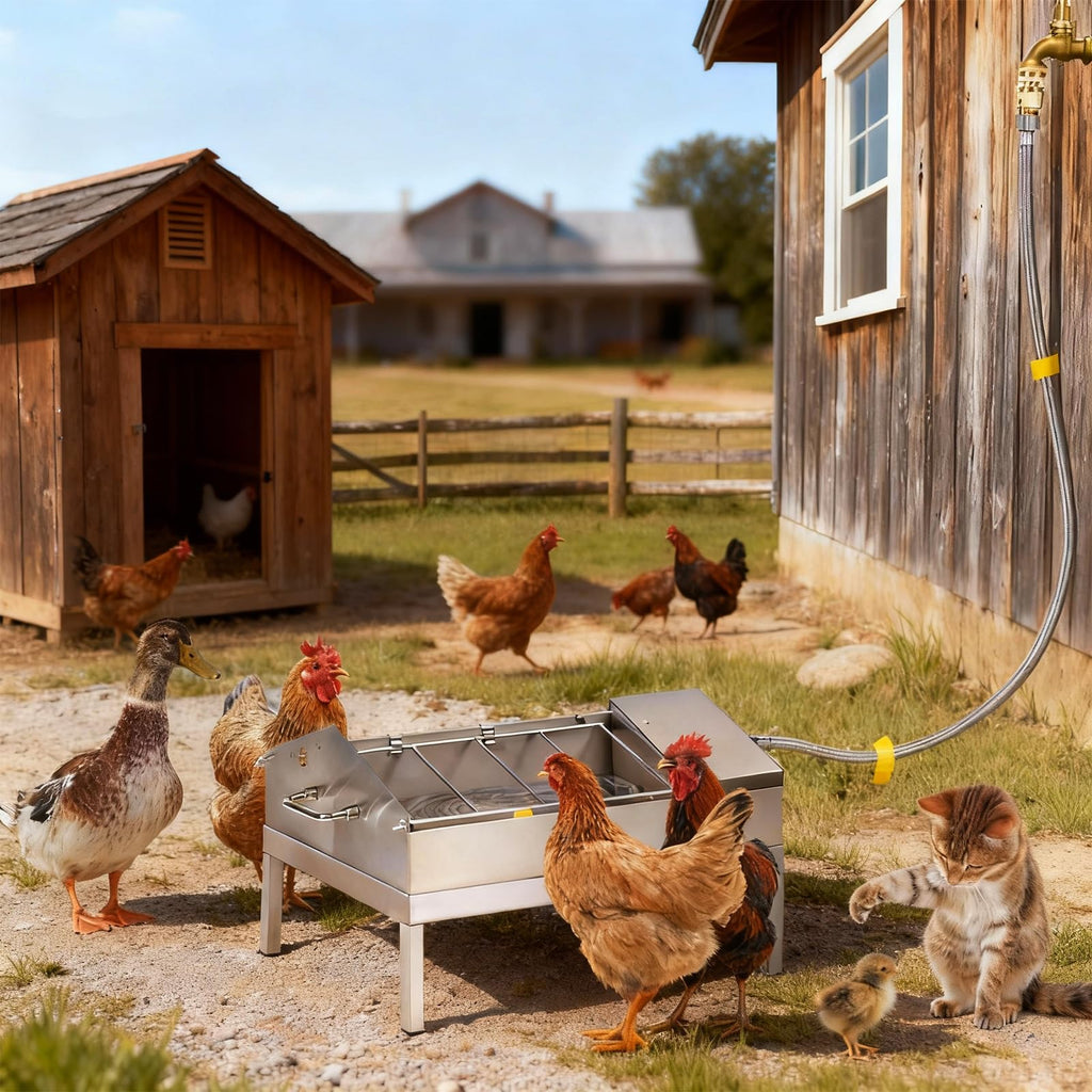Automatic Chicken Waterer and Feeder Set S11511