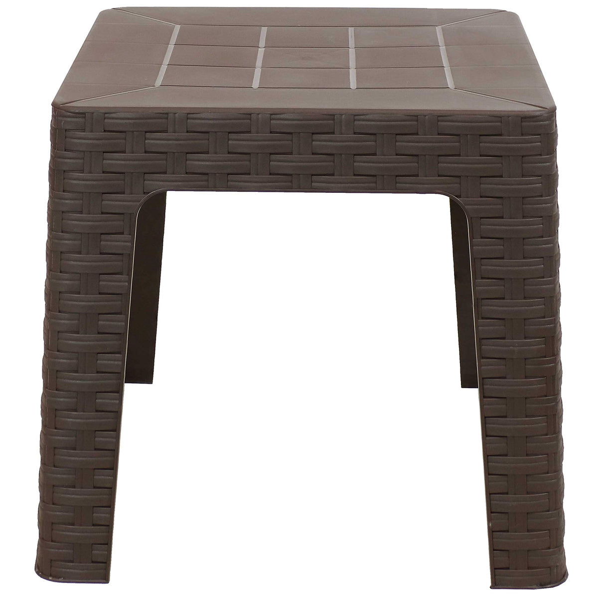Brown Plastic Side Table Set of 2 T6953