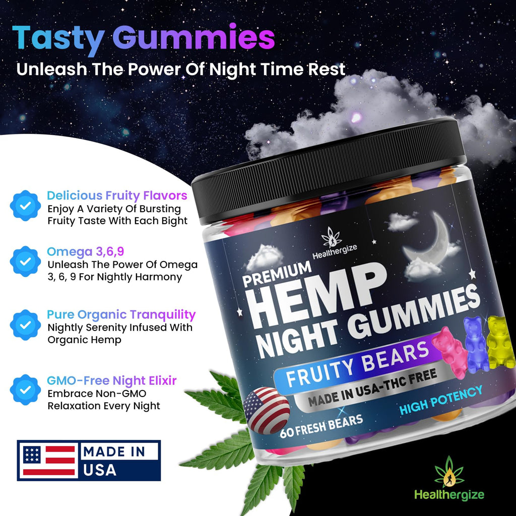 Hemp Gummies 60 Count E749536