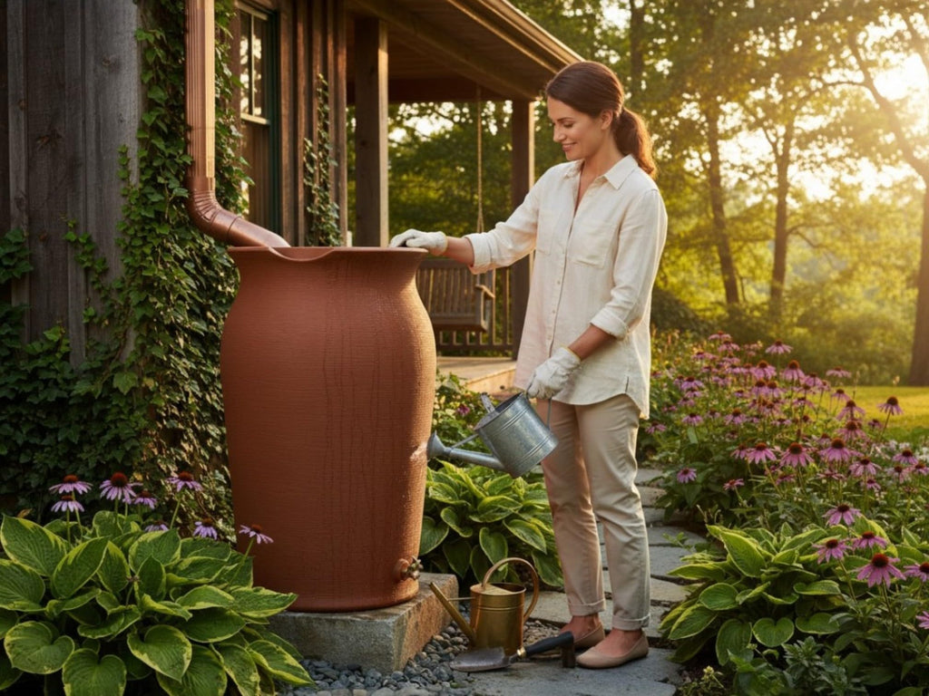 Terracotta 50-Gallon Rain Saver T125416