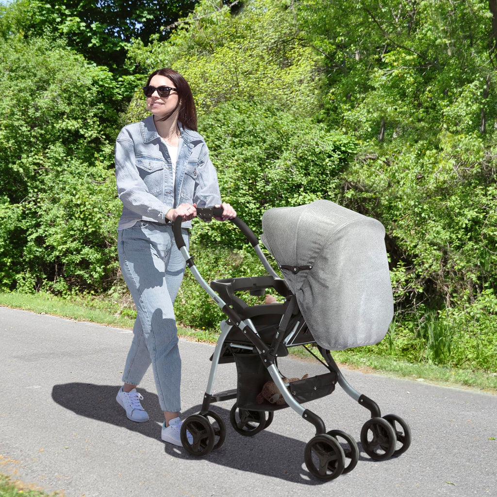 Grey Tweed Stroller A185017