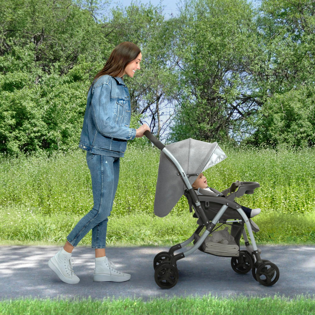 Grey Tweed Stroller A185017