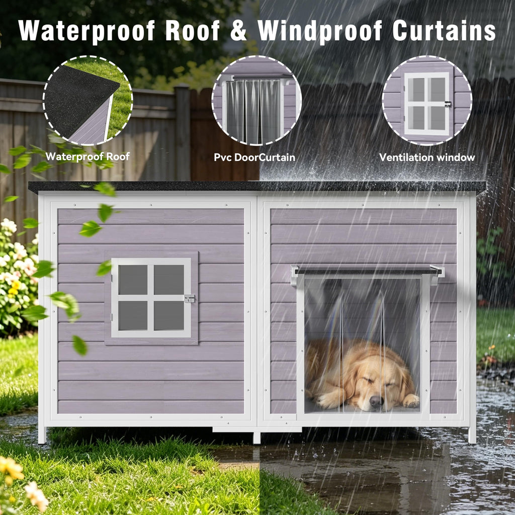 59" Insulated Extra Large Dog House N207212