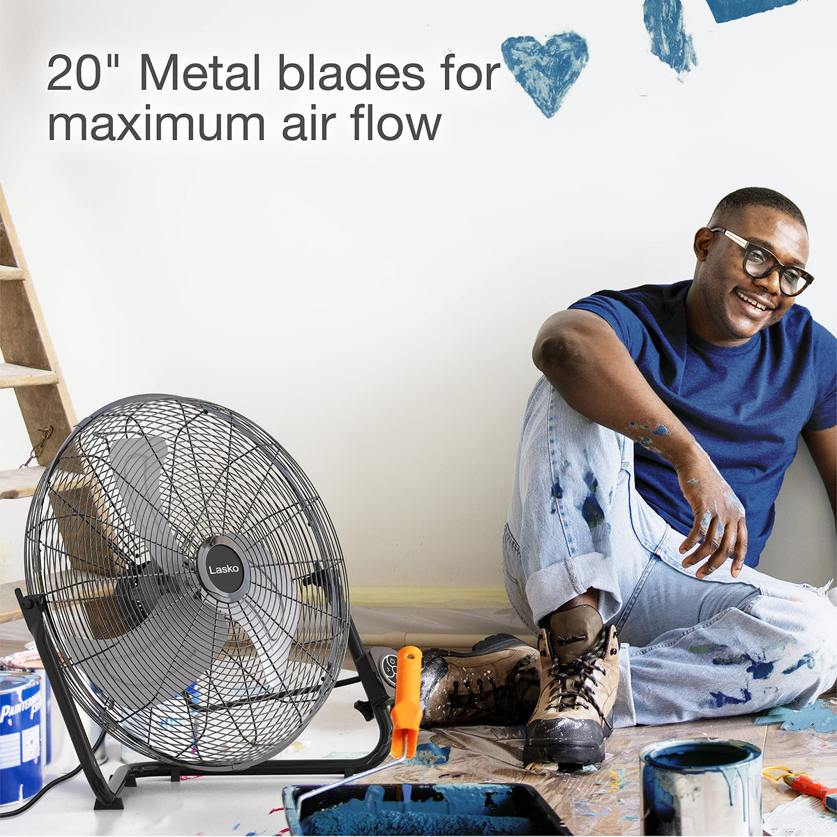 High Velocity 20" Wall Mount and Floor Fan Y28278