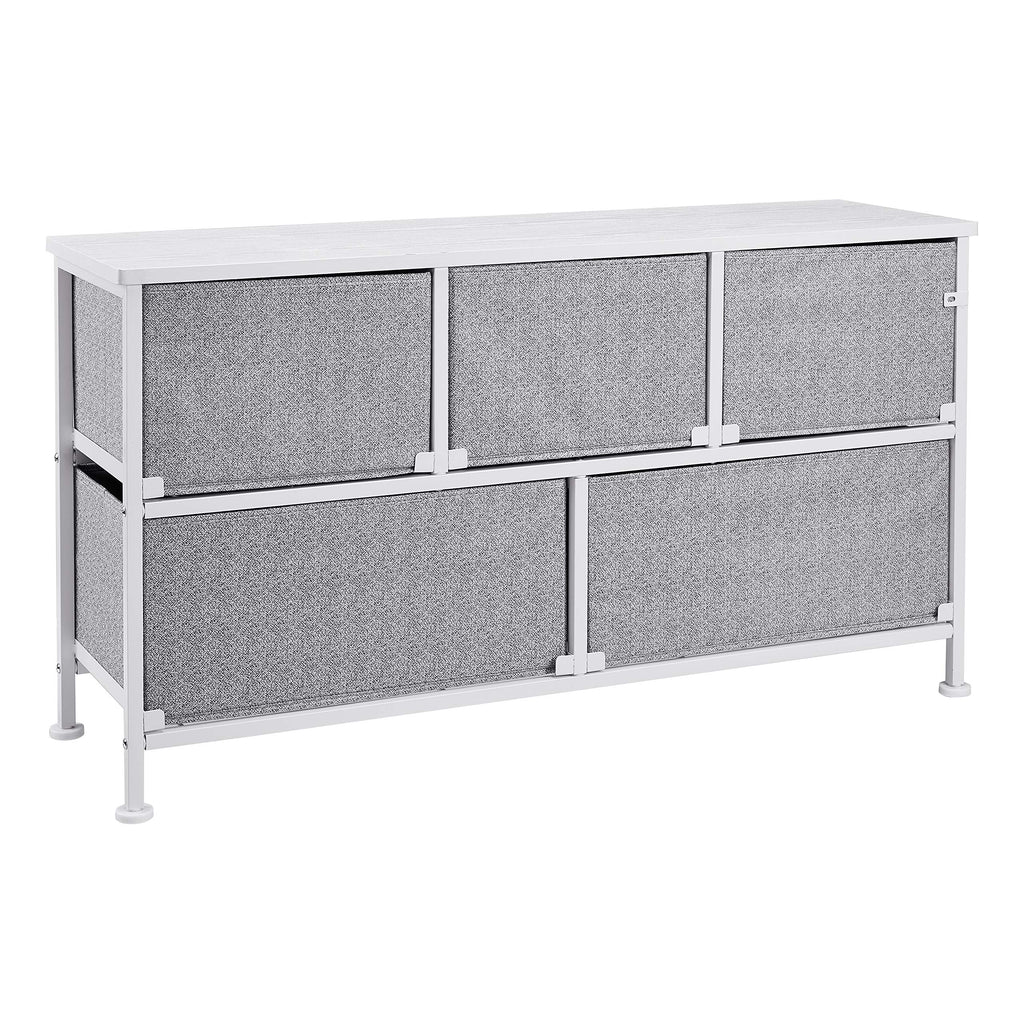 White 5-Drawer Fabric Storage Organizer J608848